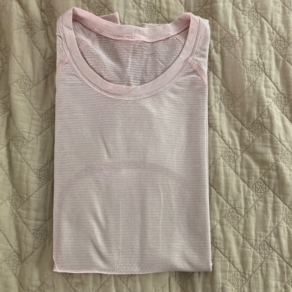 lululemon short sleeve full length swiftly flush pink - Picture 1 of 8